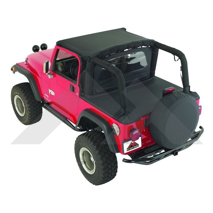 Cover All Kit (92/95 YJ), Black Denim: RT Off-Road Cover All Kit (92/95 YJ), Black Denim: RT Off-Road