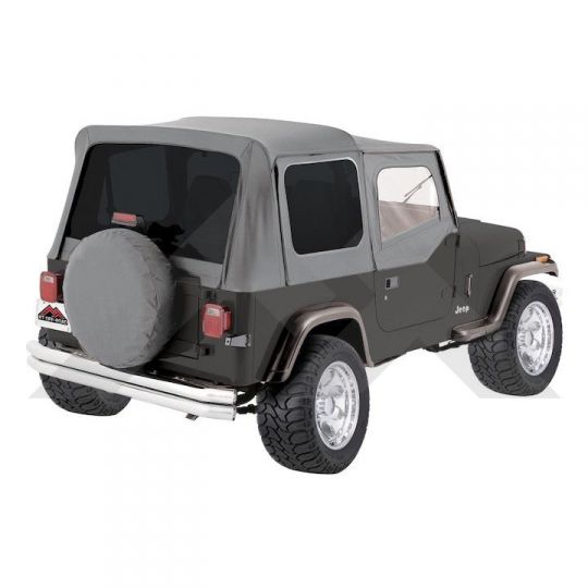 Jeep Yj Soft Top >> Complete Soft Top Grey Denim Tinted Windows Jeep Yj Soft Top >> Complete Soft Top Grey Denim Tinted Windows