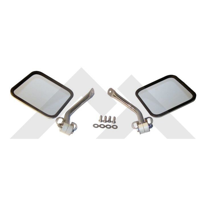Side Windshield Mirror Kit (Stainless) RT OffRoad