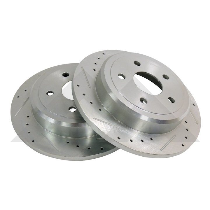 Brake Rotor Set (Rear Drilled & Slotted): RT Off-Road