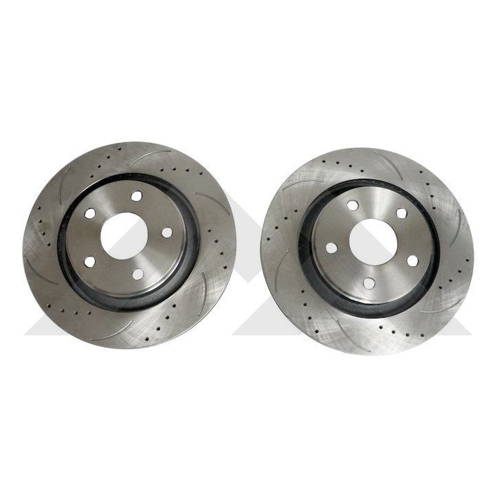 Brake Rotor Set (Front Drilled & Slotted): RT Off-Road